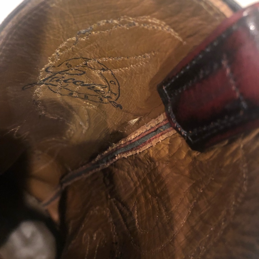 Authentic Lucchese Cowboy Boots (Buffalo Skin) View 4